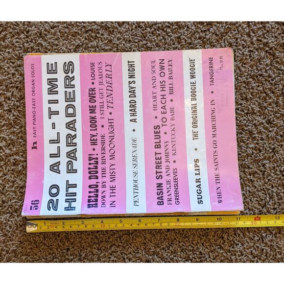 Vintage Lot 20 All-Time Hit Paraders Easy Piano Organ Solos Sheet Music - Picture 3 of 14